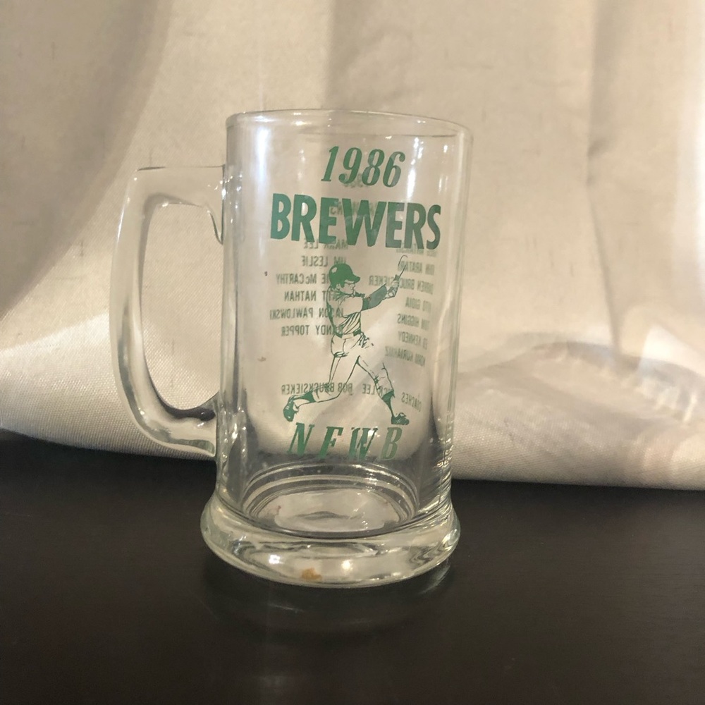 Vintage 1986 Brewers Beer Mug